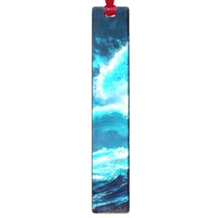 Ai Generated Waves Ocean Sea Tsunami Nautical Sea Large Book Marks by Ravend