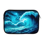 Ai Generated Waves Ocean Sea Tsunami Nautical Sea Apple MacBook Pro 17  Zipper Case Front