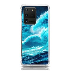 Ai Generated Waves Ocean Sea Tsunami Nautical Sea Samsung Galaxy S20 Ultra 6 9 Inch Tpu Uv Case