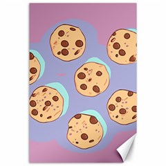 Cookies Chocolate Chips Chocolate Cookies Sweets Canvas 24  X 36  by Ravend