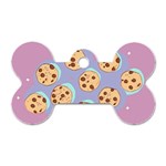 Cookies Chocolate Chips Chocolate Cookies Sweets Dog Tag Bone (One Side) Front