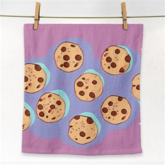 Cookies Chocolate Chips Chocolate Cookies Sweets Face Towel by Ravend