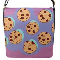 Cookies Chocolate Chips Chocolate Cookies Sweets Flap Closure Messenger Bag (s) by Ravend