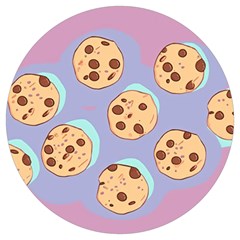 Cookies Chocolate Chips Chocolate Cookies Sweets Round Trivet by Ravend