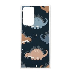 Dino Art Pattern Design Wallpaper Background Samsung Galaxy Note 20 Ultra Tpu Uv Case by Ravend