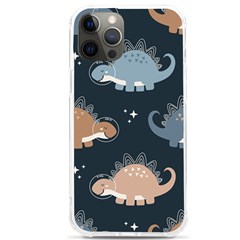 Dino Art Pattern Design Wallpaper Background Iphone 12 Pro Max Tpu Uv Print Case by Ravend