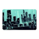 Buildings City Urban Destruction Background Magnet (Rectangular) Front