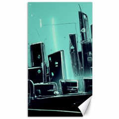 Buildings City Urban Destruction Background Canvas 40  X 72  by Ravend