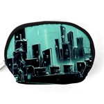 Buildings City Urban Destruction Background Accessory Pouch (Medium) Back