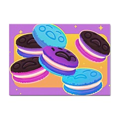 Cookies Chocolate Cookies Sweets Snacks Baked Goods Food Sticker A4 (10 Pack) by Ravend