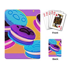 Cookies Chocolate Cookies Sweets Snacks Baked Goods Food Playing Cards Single Design (rectangle) by Ravend