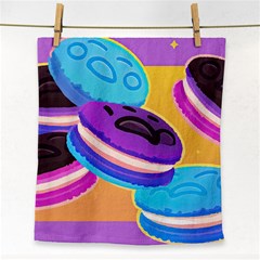 Cookies Chocolate Cookies Sweets Snacks Baked Goods Food Face Towel by Ravend