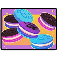 Cookies Chocolate Cookies Sweets Snacks Baked Goods Food Fleece Blanket (large) by Ravend