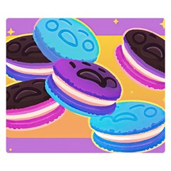 Cookies Chocolate Cookies Sweets Snacks Baked Goods Food Premium Plush Fleece Blanket (small) by Ravend