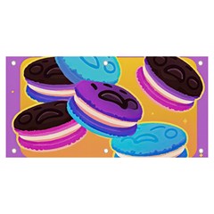 Cookies Chocolate Cookies Sweets Snacks Baked Goods Food Banner And Sign 6  X 3  by Ravend