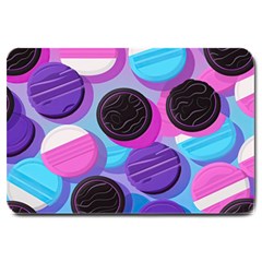 Cookies Chocolate Cookies Sweets Snacks Baked Goods Large Doormat by Ravend