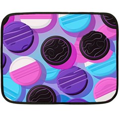 Cookies Chocolate Cookies Sweets Snacks Baked Goods One Side Fleece Blanket (mini) by Ravend