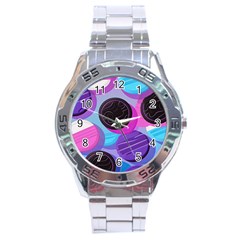 Cookies Chocolate Cookies Sweets Snacks Baked Goods Stainless Steel Analogue Watch by Ravend