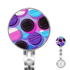 Cookies Chocolate Cookies Sweets Snacks Baked Goods Stainless Steel Nurses Watch by Ravend