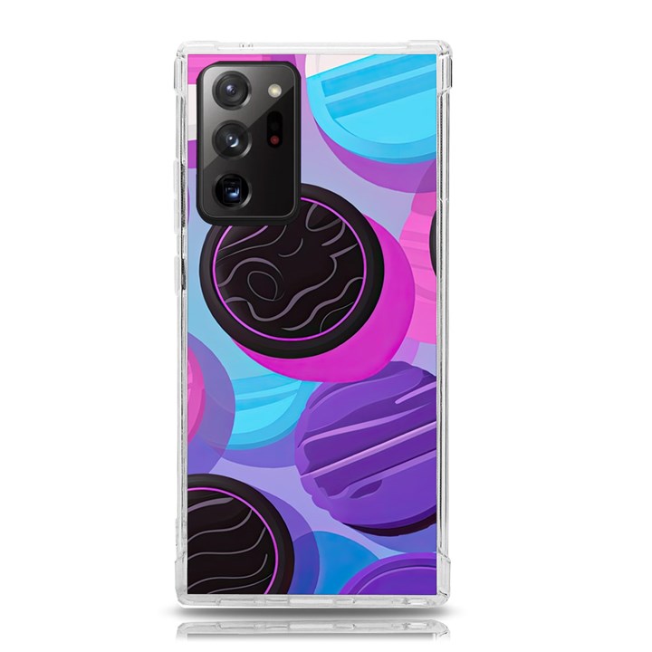 Cookies Chocolate Cookies Sweets Snacks Baked Goods Samsung Galaxy Note 20 Ultra TPU UV Case