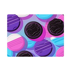 Cookies Chocolate Cookies Sweets Snacks Baked Goods One Side Premium Plush Fleece Blanket (mini) by Ravend