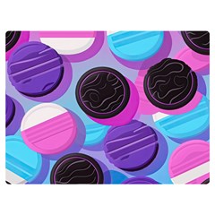 Cookies Chocolate Cookies Sweets Snacks Baked Goods One Side Premium Plush Fleece Blanket (extra Small) by Ravend