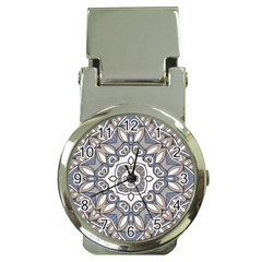 Flower Art Decorative Mandala Pattern Ornamental Money Clip Watches by Ravend