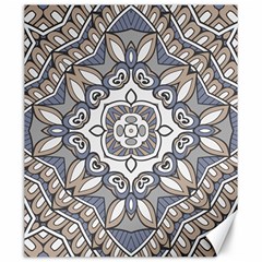 Flower Art Decorative Mandala Pattern Ornamental Canvas 20  X 24  by Ravend