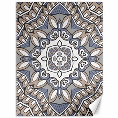 Flower Art Decorative Mandala Pattern Ornamental Canvas 36  X 48  by Ravend