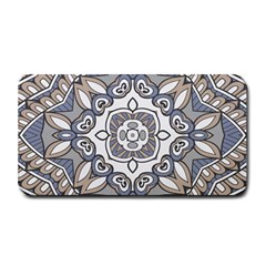 Flower Art Decorative Mandala Pattern Ornamental Medium Bar Mat by Ravend