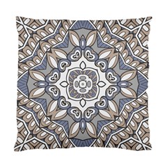 Flower Art Decorative Mandala Pattern Ornamental Standard Cushion Case (one Side) by Ravend