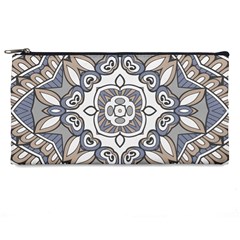 Flower Art Decorative Mandala Pattern Ornamental Pencil Case by Ravend