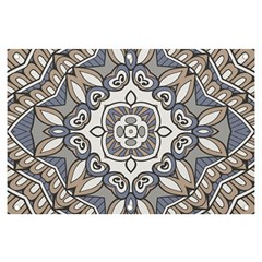 Flower Art Decorative Mandala Pattern Ornamental Banner And Sign 6  X 4  by Ravend