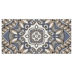 Flower Art Decorative Mandala Pattern Ornamental Banner And Sign 8  X 4  by Ravend