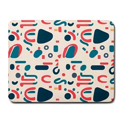 Shapes Pattern  Small Mousepad by Sobalvarro