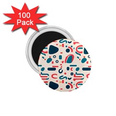 Shapes Pattern  1 75  Magnets (100 Pack)  by Sobalvarro