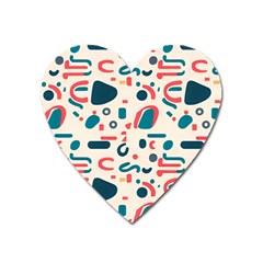 Shapes Pattern  Heart Magnet by Sobalvarro