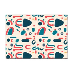 Shapes Pattern  Sticker A4 (10 Pack) by Sobalvarro