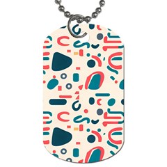 Shapes Pattern  Dog Tag (two Sides) by Sobalvarro