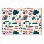 Shapes Pattern  Postcard 4 x 6  (Pkg of 10) Front