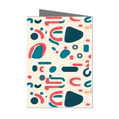 Shapes Pattern  Mini Greeting Cards (pkg Of 8) by Sobalvarro