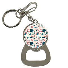 Shapes Pattern  Bottle Opener Key Chain by Sobalvarro