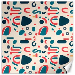 Shapes Pattern  Canvas 16  X 16  by Sobalvarro