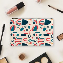 Shapes Pattern  Cosmetic Bag (medium) by Sobalvarro