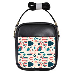 Shapes Pattern  Girls Sling Bag by Sobalvarro