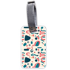 Shapes Pattern  Luggage Tag (one Side) by Sobalvarro