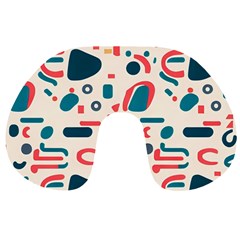 Shapes Pattern  Travel Neck Pillow by Sobalvarro