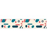 Shapes Pattern  Small Premium Plush Fleece Scarf Front