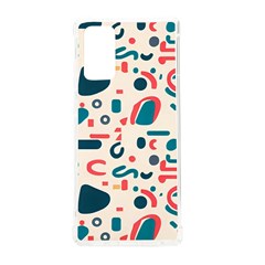 Shapes Pattern  Samsung Galaxy Note 20 Tpu Uv Case by Sobalvarro