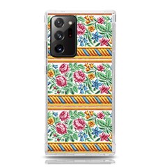 Flower Fabric Fabric Design Fabric Pattern Art Samsung Galaxy Note 20 Ultra Tpu Uv Case